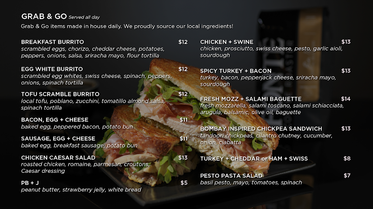 Fonté Coffee - 1st Avenue Menu - Image 4